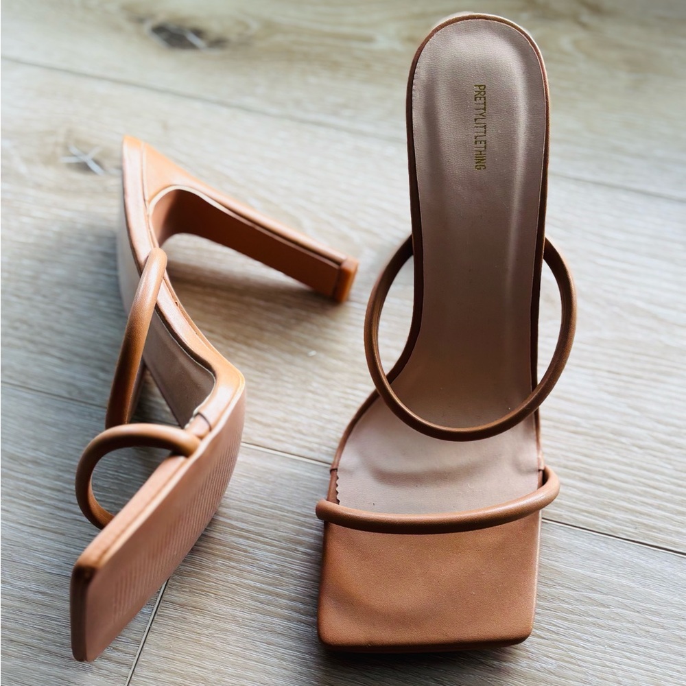 Brand new. PLT mule high heels. Size 8. Never worn.